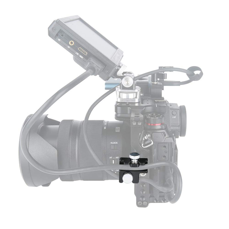 [Australia - AusPower] - NICEYRIG Cable Lock Clamp HDMI USB-C SDI Power Dual Cable Lock for Sony Alpha A6400 A6500 A6100-381 