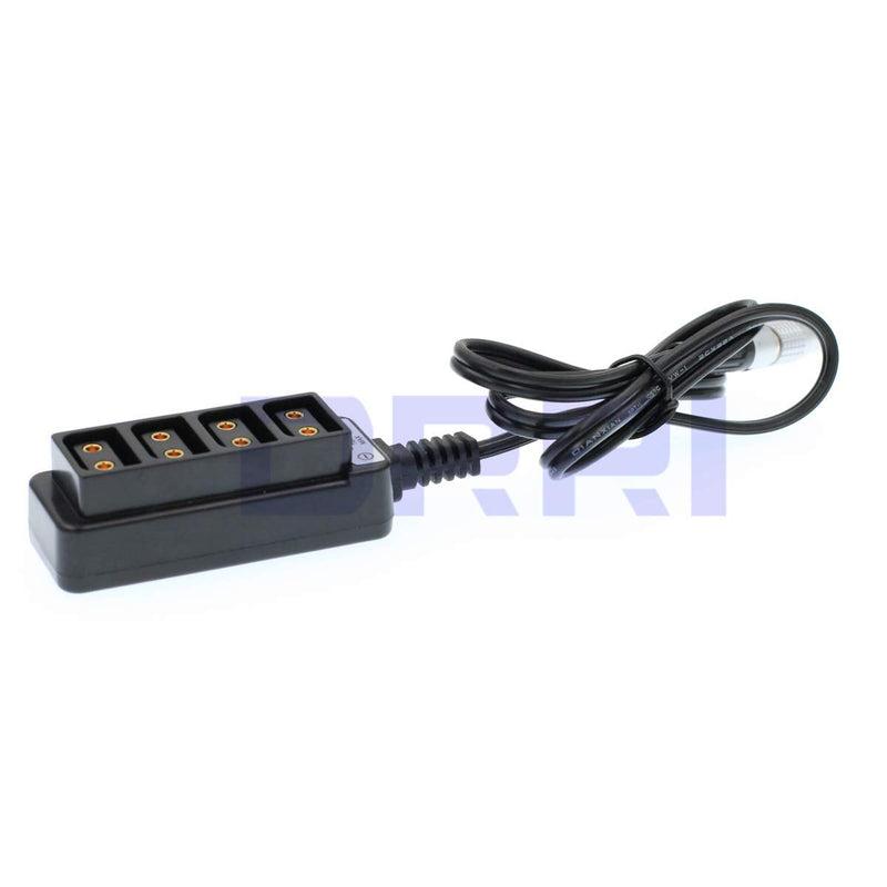 [Australia - AusPower] - DRRI Straight 0B 2pin Male to 4-port Female Hub Adapter Cable for ARRI ALEXA/Red Sony camera 