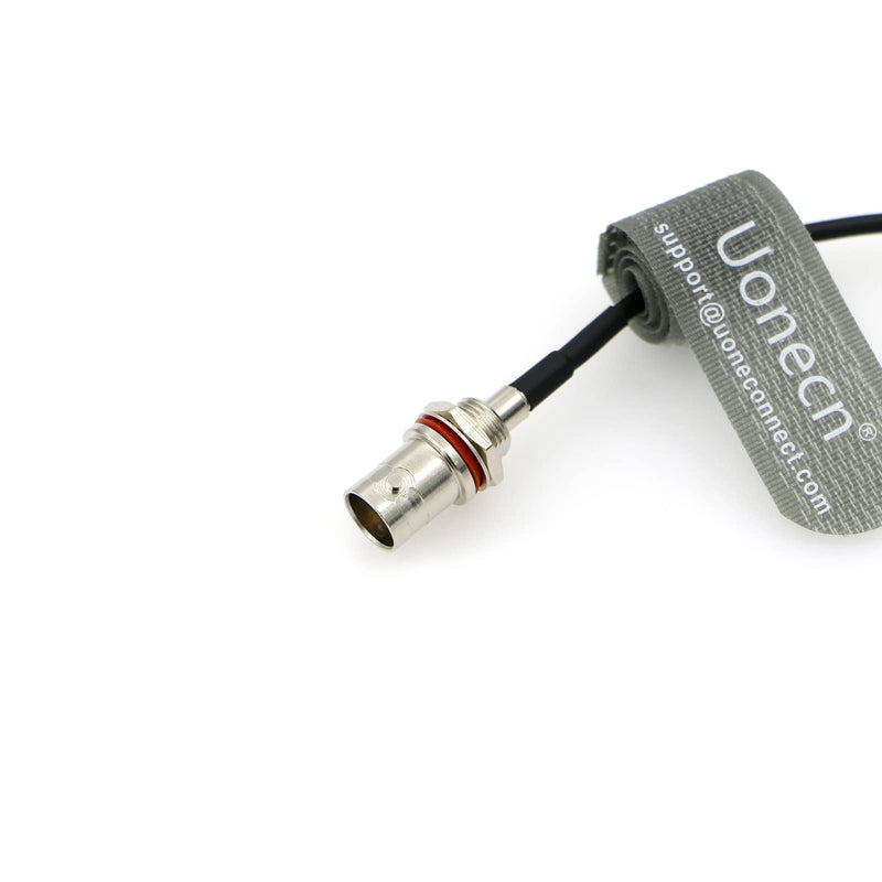 [Australia - AusPower] - Uonecn BNC Female Straight to BNC Male Right Angle SDI Cable for Camera 50 ohm 