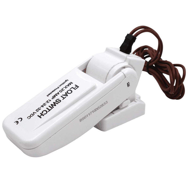 [Australia - AusPower] - Ogrmar Automatic Boat Bilge Pump Float Switch Moisture Tight Seals 12/24/32VDC Ignition Protected Mercury 