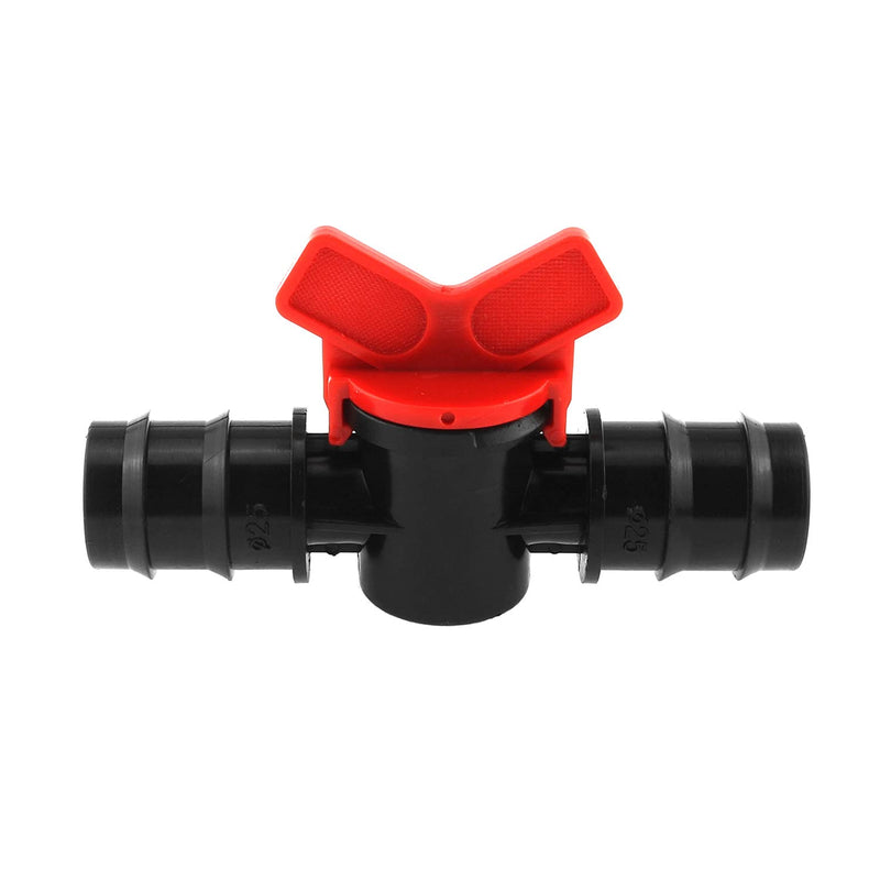 [Australia - AusPower] - DGZZI Barbed Ball Valve 4PCS 1-Inch ID in-Line Ball Valves Shut-Off Switch Hose Barb Connectors for Drip Irrigation and Aquariums 