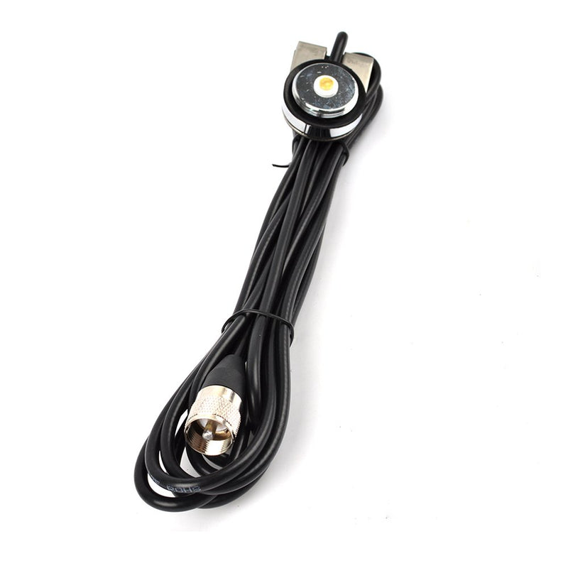 [Australia - AusPower] - HYS TCJ-N2 Trunk NMO Antenna Mount W/13Ft of RG-58 Coax Cable with PL-259 Connector(UHF-Male) for NMO HF/VHF/UHF Antenna 