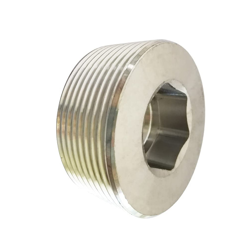 [Australia - AusPower] - Avanty Stainless Steel 304 Forged Pipe Fitting Socket Hex Head Plug 1-1/4" NPT Male (Pack of 1 ) 