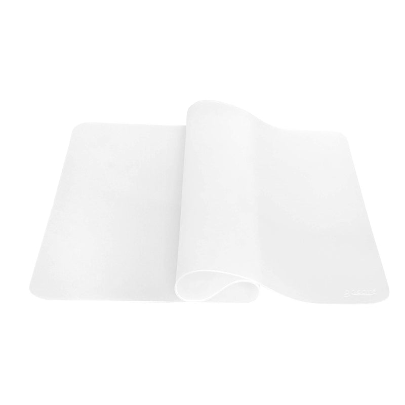 [Australia - AusPower] - gasare, Silicone Placemats for Dining Table, Kids and Toddler Placemats, Table Mats, Non Slip, Washable, Heat Resistant, 20% Thicker, 16 x 12 inches, Set of 4, Translucent 16 inches x 12 inches Clear 