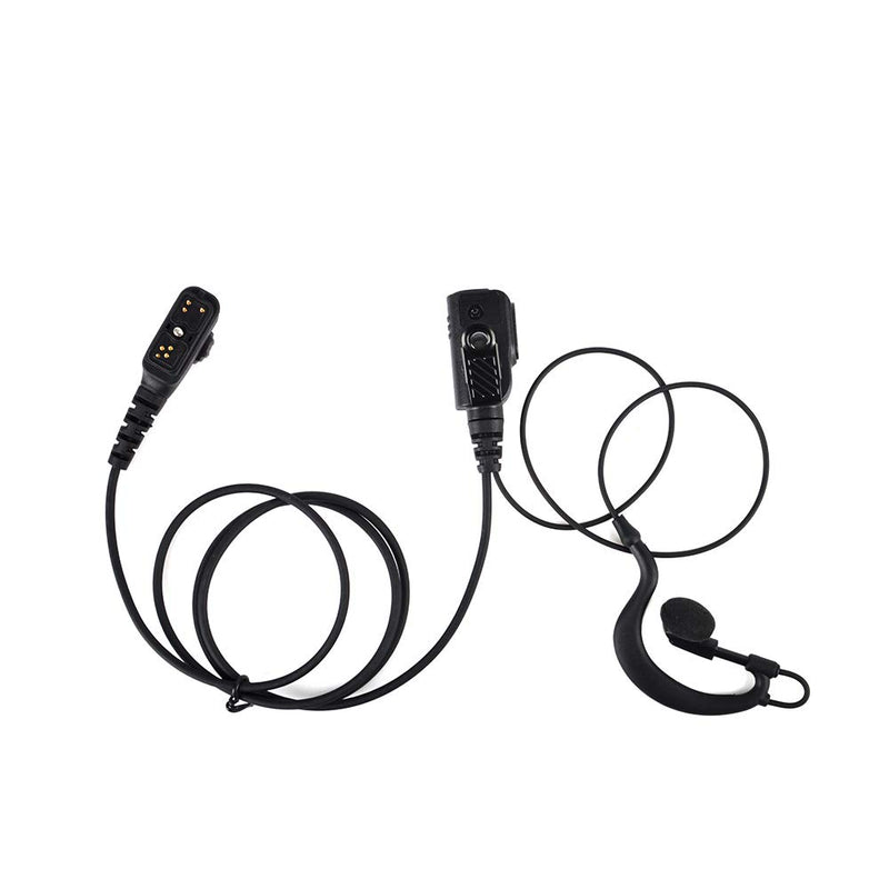[Australia - AusPower] - NAGOYA PTT MIC G Shape Soft Ear Hook Headsets Earpiece with Two Way Radio for Hytera Walkie Talkie PD780 780G 700 700G PT580 580H 