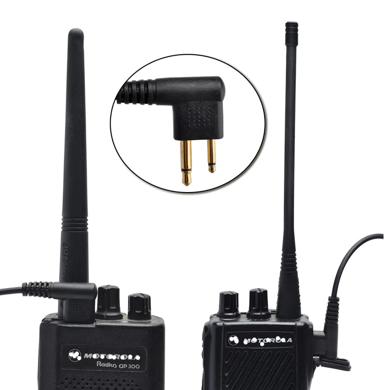 [Australia - AusPower] - YNIBST Remote Speaker Microphone with 3.5mm Audio Jack Compatible with RMV2080, CP110, CP185, CP200 Series, PR400, CT250, CLS1410, XTN, GTX, RDX(2 of Pack) 