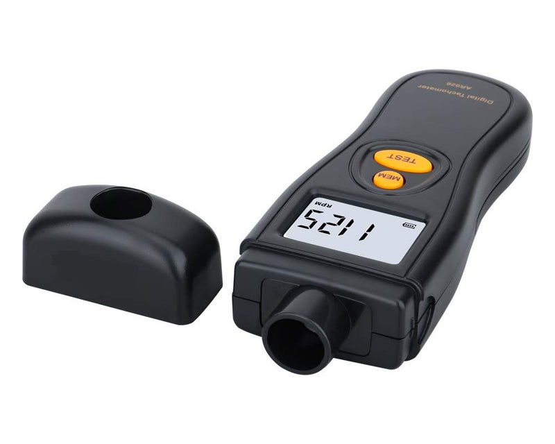 [Australia - AusPower] - Digital Tachometer, Rotational Speed Meter, 2.5~99,999 RPM Range, 50mm~500mm Distance, Tacho RPM Tester, Non-Contact photoelectric Speedometer with LCD Backlight Display 