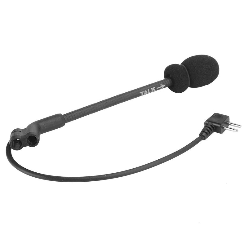 [Australia - AusPower] - sjlerst Sturdy 2 Pin Microphone, Long Service Life Headset Microphone, for Peltor Comtac Comtac Ii Comtac Iii Armorwerx 