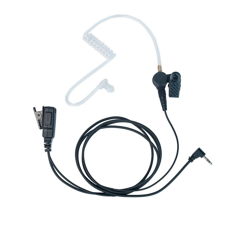 [Australia - AusPower] - Klykon 1 Pin 2.5MM Nipple Covert Acoustic Tube Earpiece Headset with MIC PTT for Motorola Talkabout Walkie Talkie 2 Way Radio MH230R T200 T260 T460 T600 MR350R MT350R MS350R 2 Pack 