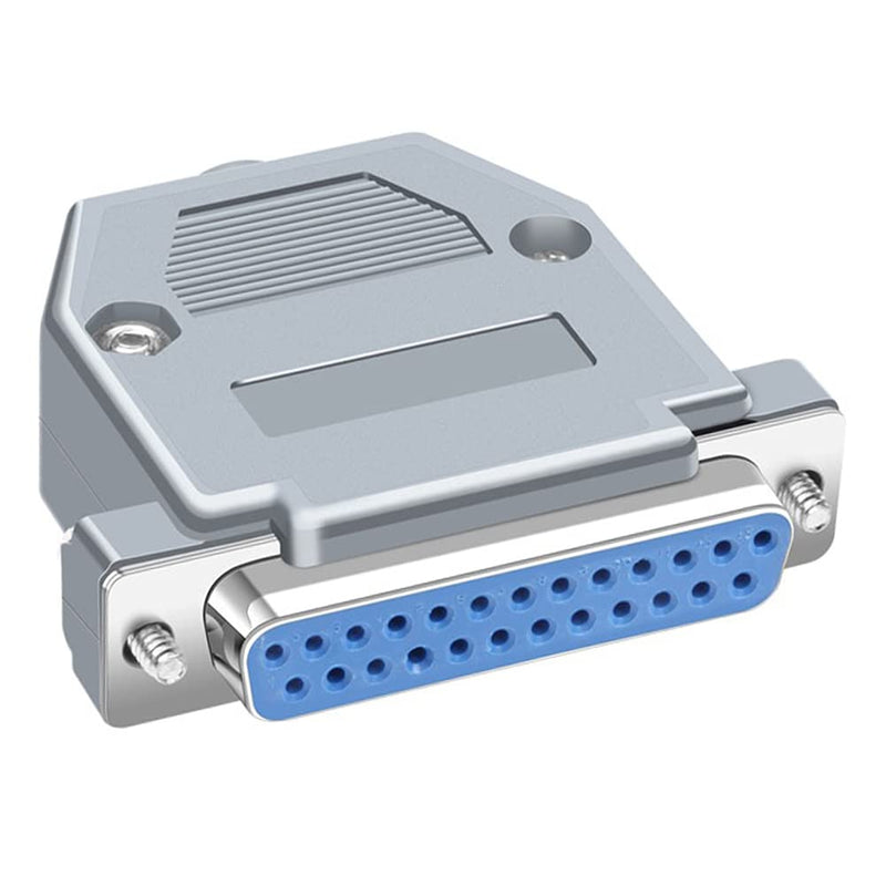 [Australia - AusPower] - ANMBEST DB25 Solder Connector, 25PIN RS232 Terminal Adapter Breakout Board with Case Assortment Kit(5PCS Male + 5PCS Female) 