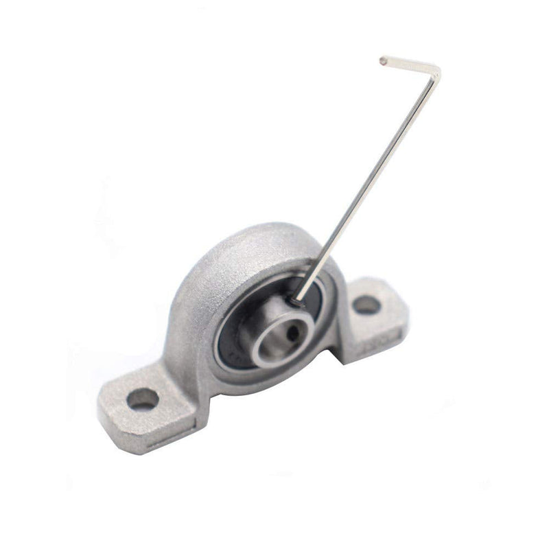 [Australia - AusPower] - Eowpower 10Pcs 8mm Bore Diameter Ball Mounted Pillow Block Insert Bearing 