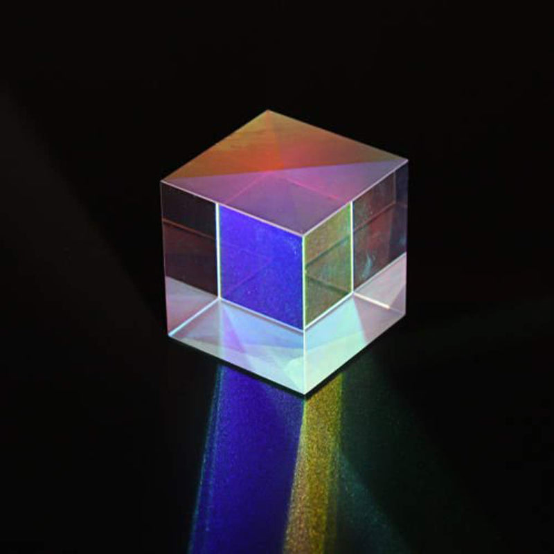 [Australia - AusPower] - F-ber 1Pcs Optical Glass RGB Dispersion Prism X-Cube for Physics Teach Decoration Art 15x15x15mm/0.59'' x 0.59'' x 0.59" 1.5x1.5x1.5cm/0.59'' x 0.59'' x 0.59" 