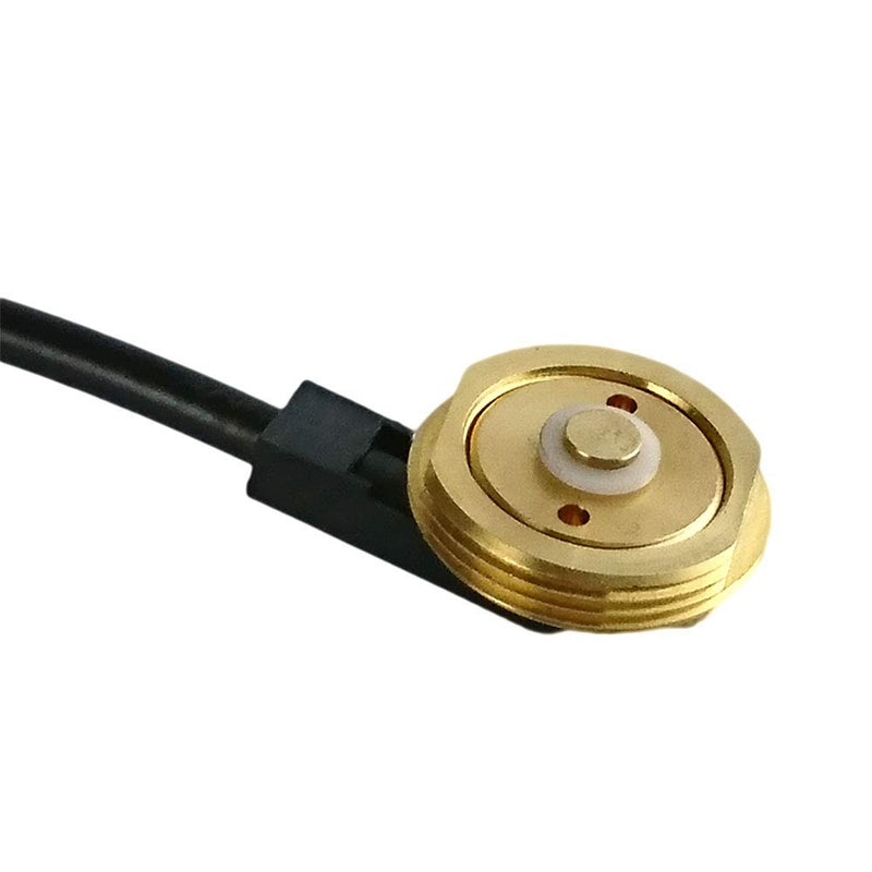 [Australia - AusPower] - Solid Brass NMO Antenna Mount with UHF Male PL259 Connector 10 ft RG58/U Coax Cable for for Ham UHF VHF CB Cellular Trucker Antenna (10ft NMO Mount NO L Bracket) 10ft NMO Mount NO L Bracket Black 