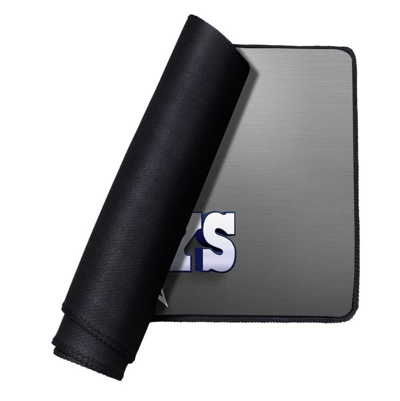 [Australia - AusPower] - Large Gaming Mouse Pad,Stitched Edges Extended Mousepad with Non-Slip Rubber Base for Laptop Computer Desktop Keyboard,Football Fans White Blue Design Mat 
