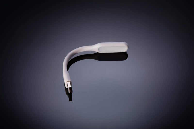 [Australia - AusPower] - Schatzii | LED Laptop & Reading Light | High Intensity LED Light Powered by Any 2.0 & 3.0 USB Port on Laptop - No Batteries Needed | Adjustable & Bendable Light | White 