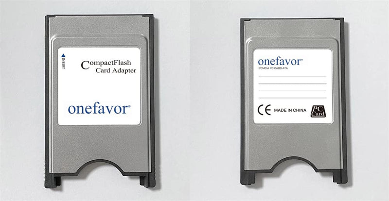 [Australia - AusPower] - Onefavor Compact Flash to PCMCIA Ata Adapter CF to PC Card Adapter PCMCIA Ata Adapter for Cf 2 Card (Come with 4GB CF Memory Card) 4GB Compact Flash to PCMCIA 