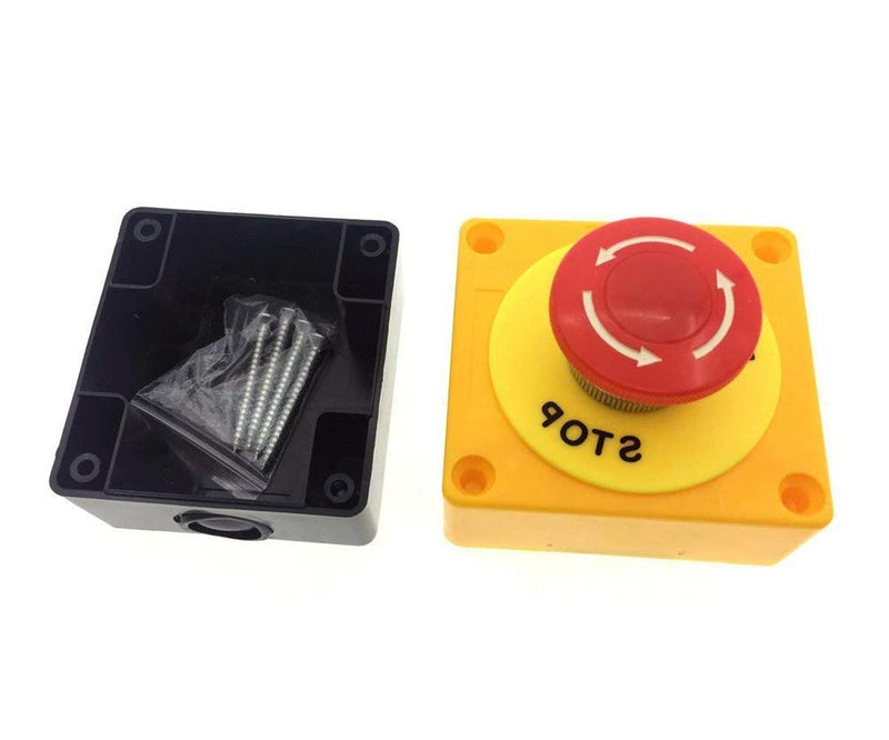 [Australia - AusPower] - Liberty，AC660V 10A Plastic Shell Red Sign Emergency Stop Mushroom Push Button Switch 
