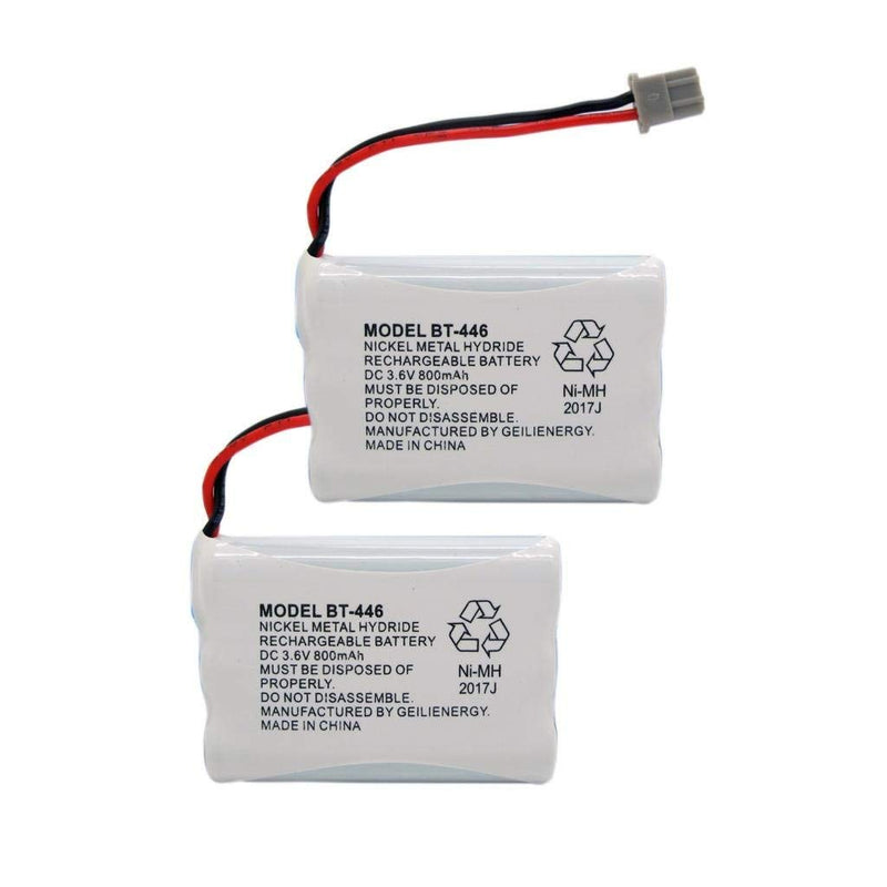 [Australia - AusPower] - 3 Pack BT-1007 Cordless Phone Battery Compatible for Uniden BT1007 BT904 BT-904 BT1015 BT-1015 with 2 Pack 3.6V 800mAh BT446 BT-446 BBTY0503001 BT-1004 BT-1005 