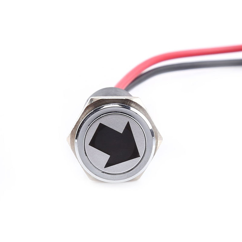[Australia - AusPower] - YWBL-WH LED Dash Panel Warning Fog Turn Light Indicator 14mm 12V LED Indicator Light 