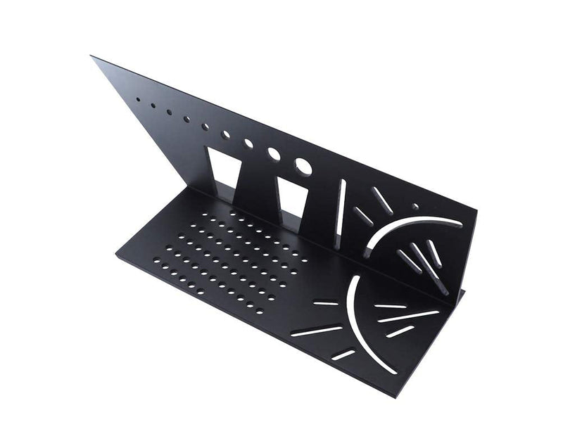 [Australia - AusPower] - Meichoon Aluminum Alloy Woodworking Square Size Measure Ruler,45/90 Degree Angle T Ruler,3D Mitre Angle Measuring Template Tool DC721 