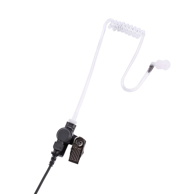[Australia - AusPower] - POFENAL Walkie Talkie Radio Listen Only Earpiece Headset with Clear Acoustic Tube Retaining Clip (2.5mm pin, 1 pcs) 2.5mm pin 