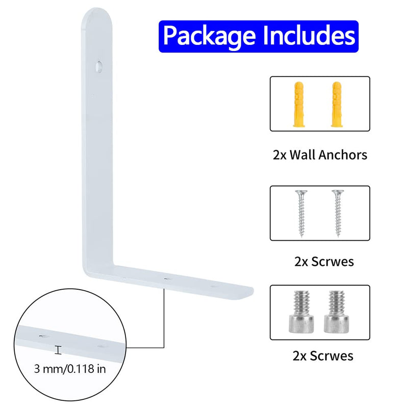 [Australia - AusPower] - OYOCAM Wall Mount for Blink Mini Pan-Tilt Camera Mount Wyze Cam Pan V3, Metal Wall Mount Bracket Holder Provide Better Viewing Angles for Walls Ceilings Home Apartment Office Indoor, Easy to Install 