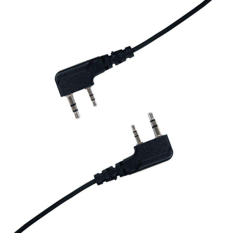 [Australia - AusPower] - Klykon 2 Wire Covert Acoustic Tube Earpiece with Mic Ptt Compatible with Kenwood Baofeng Puxing Wouxun 2 Way Radio UV-5R BF-888S BF-F8HP BF-F9 UV-82 UV-82HP UV-82C 