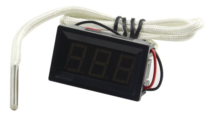[Australia - AusPower] - UCTRONICS -30-800 Degree Centigrade Digital Temperature Meter Blue LED Display K-Type Thermocouple Temp Sensor 2-Wires Reverse Polarity Protection with Black Case 