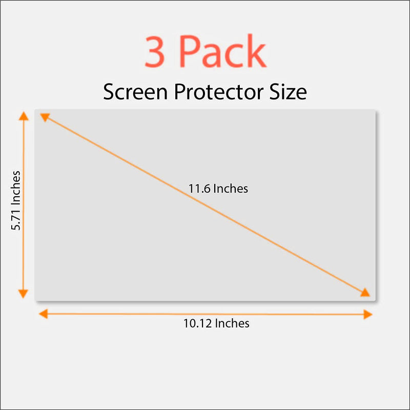 [Australia - AusPower] - Anti Blue Light Screen Protector (3 Pack) for 11.6" Lenovo Chromebook, 11.6" Acer Chromebook, 11.6" Asus Chromebook, 11.6" Samsung Chromebook, 11.6" Dell Chromebook, 11.6" HP Chromebook 