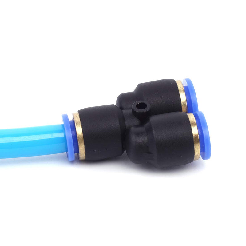 [Australia - AusPower] - SNS SPY-3/8 3/8" Tube OD Union Y Type Plastic Push to Quick Connect Tube Fitting(10 PCS) 