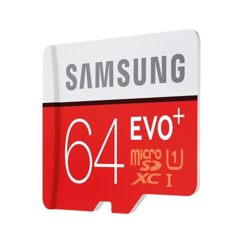 [Australia - AusPower] - Samsung 64GB EVO Plus Class 10 Micro SDXC with Adapter 80mb/s (MB-MC64DA) 