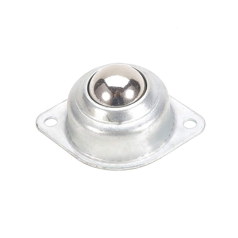 [Australia - AusPower] - MroMax Ball Transfer Bearing Unit 0.98" Load 66Lbs Flange Mounted Bearing Steel for Transmission, No Brake 1pcs 25mm 55 