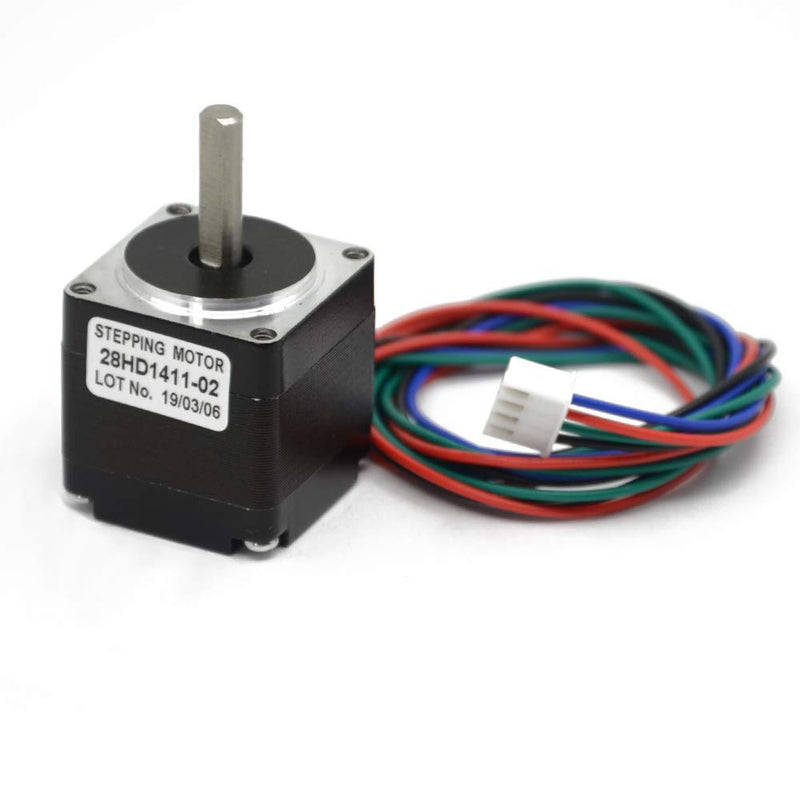 [Australia - AusPower] - Iverntech Nema 11 Stepper Motor 28mm Body 1.8 Stepper Angle 0.8A 2 Phase 4-Lead with 50CM Cable for 3D Printer, CNC Machine and Robotics 28-28 Motor 