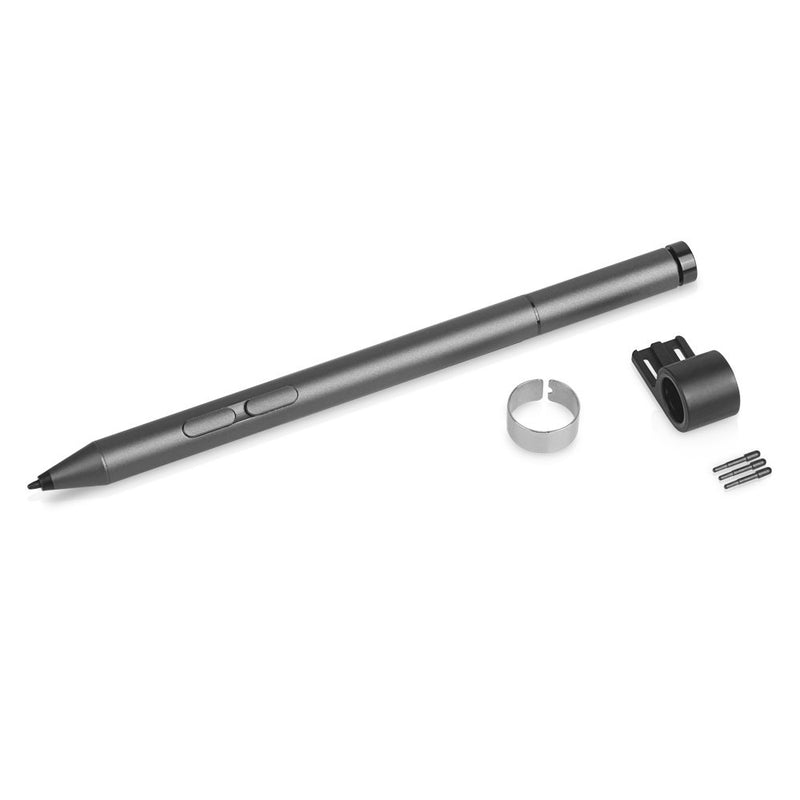 [Australia - AusPower] - Lenovo Active Pen 2, 4096 Levels of Pressure Sensitivity, Customized Shortcut Buttons, for ThinkPad X1 Tablet Gen 2, Miix 720, 510, 520, Yoga 720, 920, Replacement Tips Included, GX80N07825 