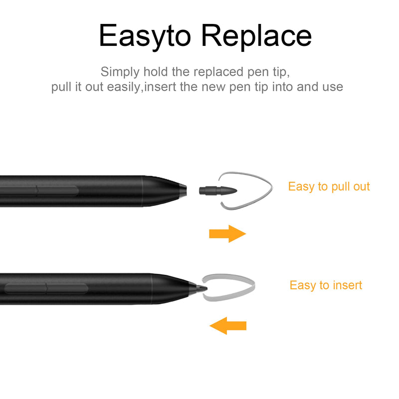 [Australia - AusPower] - Active Stylus Pen for HP Envy x360 15-dr0xx 15-bp0 15-bq0 15-cn0, 12-e0xx 12g0xx; HP Pavilion x360 14m-cd0xx 11m-ad0 14M-ba0 14-cd0 15-br0;HP Spectre x360（Check The Compatible List Before Buying﻿） Black 