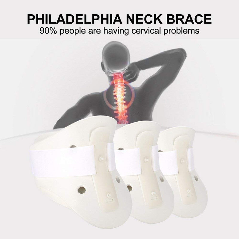 [Australia - AusPower] - Neck Stretcher Collar Adjustable Neck Brace Soft Cervical Support for Vertebrae Neck Pain Relief(M) M 