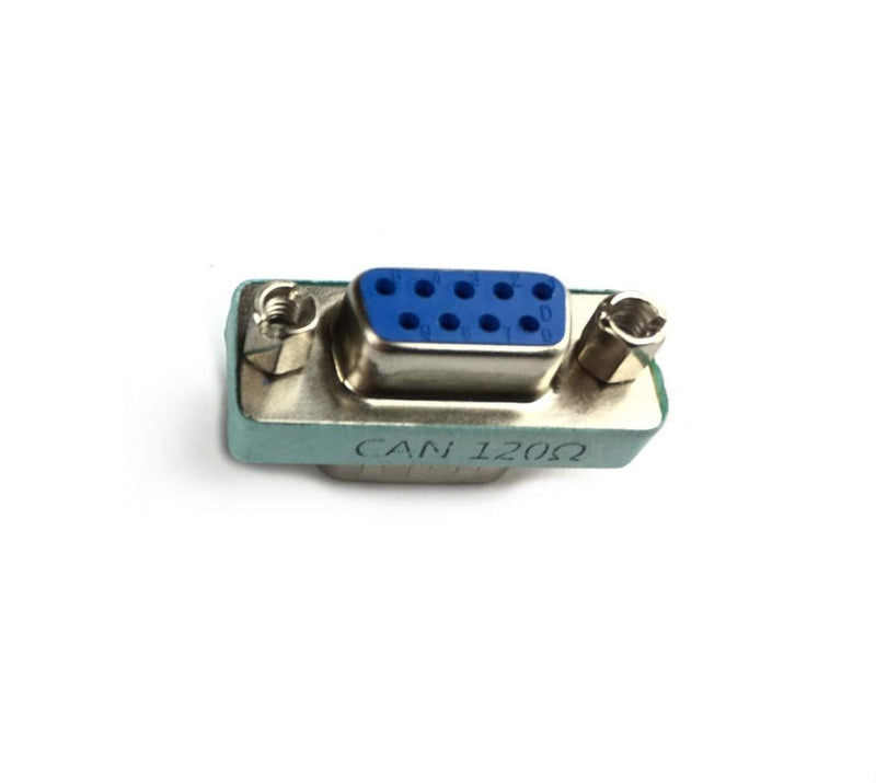 [Australia - AusPower] - 2pcs RS323 Serial DB9 Male to Female Connector Adatper with 120ohm Resistance 