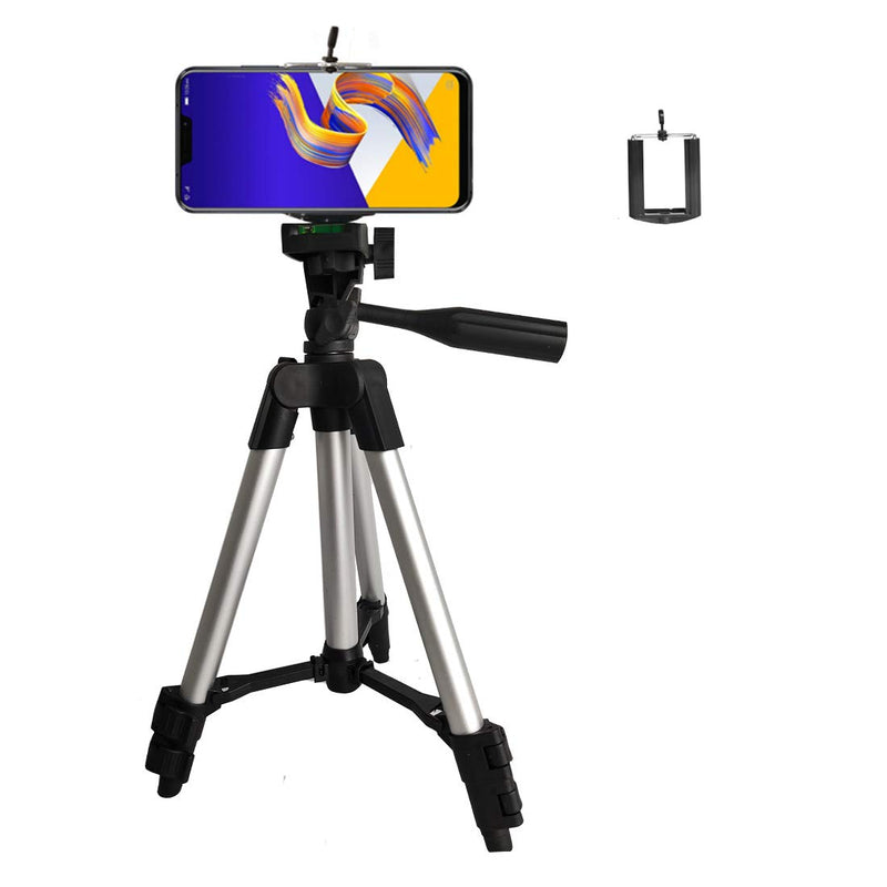 [Australia - AusPower] - Tripod Stand,Lightweight Aluminum Desktop Tripod Stand for Mini Projector,Video,Camera,Ring Light with Universal Cell Phone Holder,Adjustable Height 11" to 24.8" 
