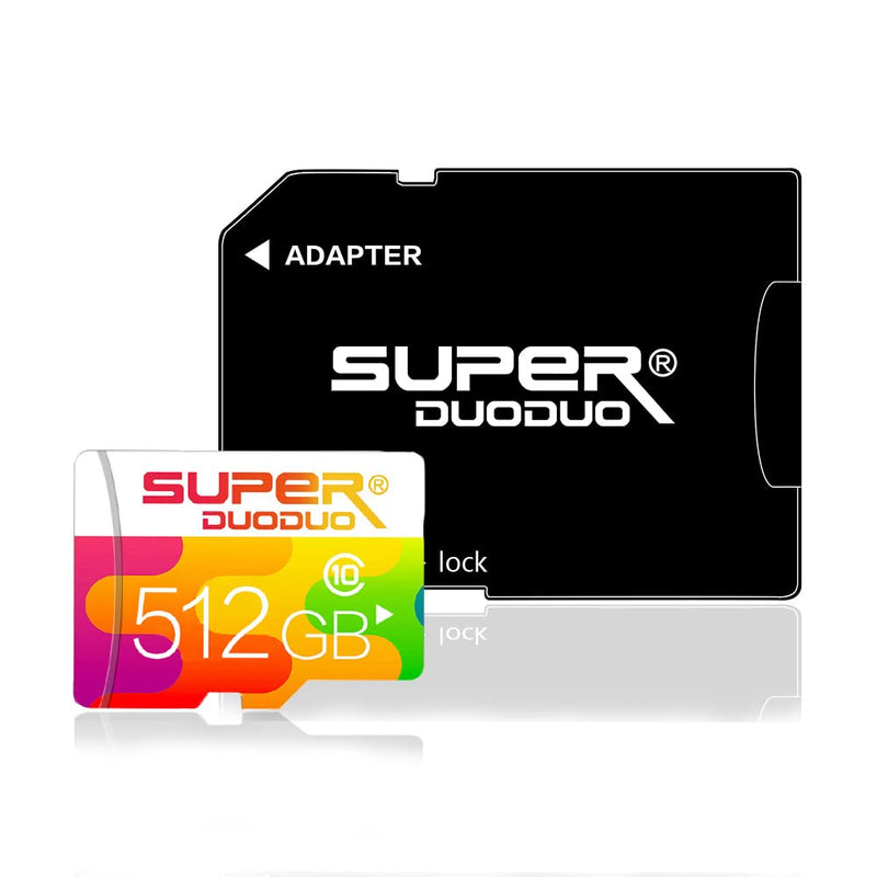 [Australia - AusPower] - 512GB Micro SD Card 512GB TF Memory Card 512GB Class 10 SD Memory Card 512GB High Speed XC-512GB 