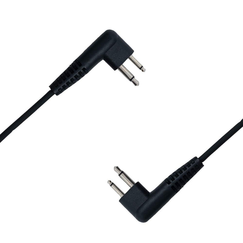 [Australia - AusPower] - Klykon CLS 1410 Earpiece,G Shape Earpiece Headset with Mic Ptt Compatible with Motorola Cls1110 Cp200 Cls1410 Cp185 Cp200d Rdm2070d Walkie Talkie 2 Way Radio 2 Pin 