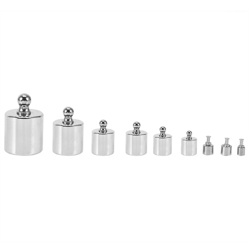 [Australia - AusPower] - 17Pcs Scale Weights Set,10mg-100g Counterweight Weight Test Scale Set,Calibration Weight Steel Scale Weight Scale Equilibrium Calibration Tool 