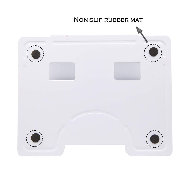 [Australia - AusPower] - Portable Music Note Pattern Book Stand,Adjustable Tablet Stand Bookend,Metal Book Rack Reading Holder for Reader Students 