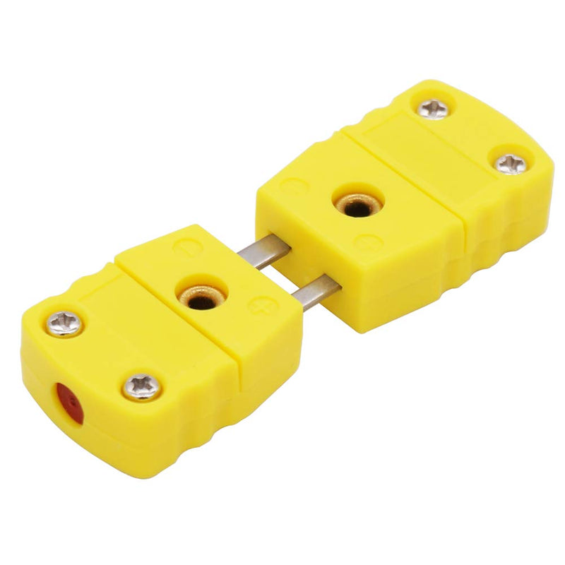 [Australia - AusPower] - Twidec/2 Pair K Type Male Female Thermocouple Plug Adapter Cable Wire Connector 