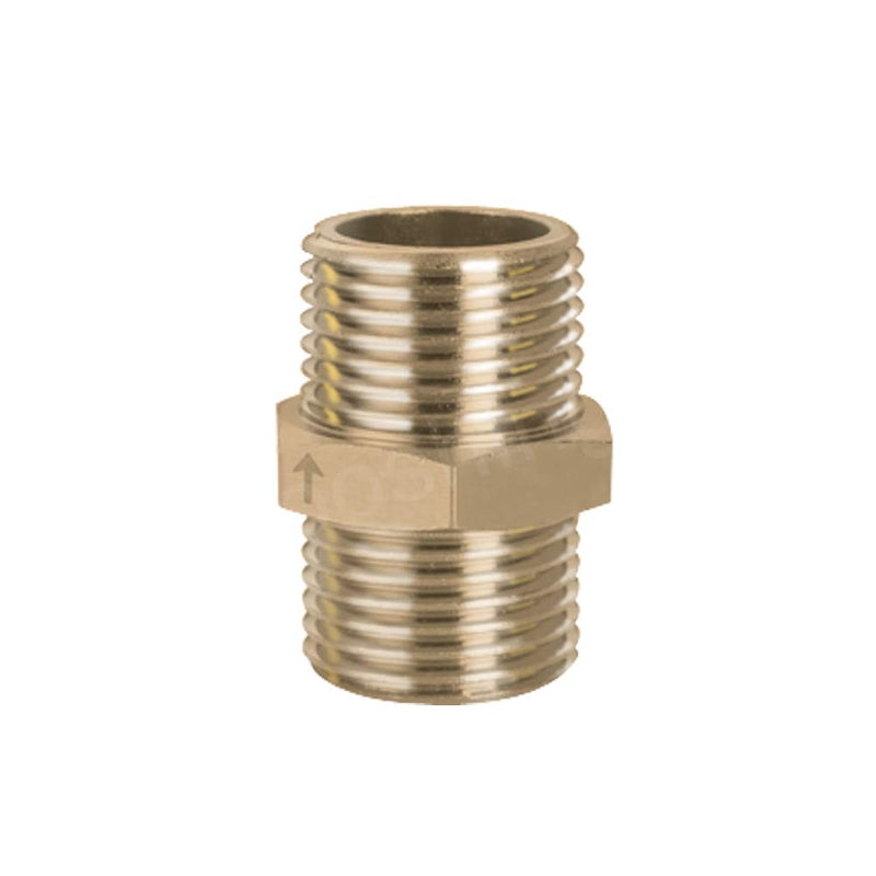 [Australia - AusPower] - Hooshing Brass Check Valve 1/2" Male to 1/2" Male Thread Non Return One Way Prevent Backflow Male to Male 