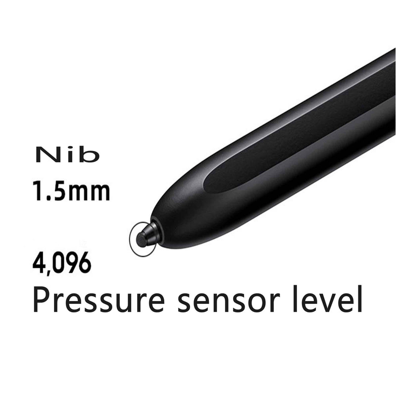 [Australia - AusPower] - Fold Edition Galaxy Z Fold 3 Pen Replacement for Samsung Galaxy Z fold 3 5G S Pen Touch Stylus +Replacement Tips/Nibs (Black) 