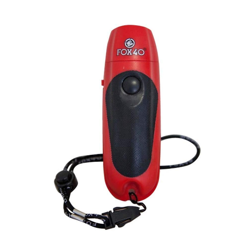 [Australia - AusPower] - Fox 40 3 Tone Electronic Whistle 100 dB 9 Volts Red 8616-1908 
