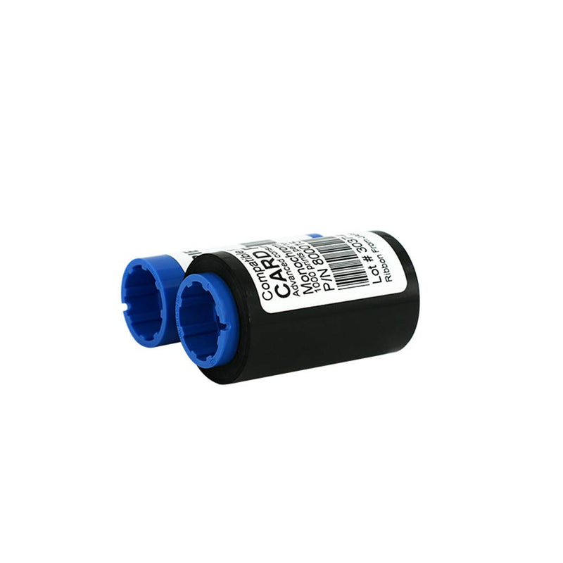 [Australia - AusPower] - 800015-101 Black Monochrome Ribbon for Zebra P330i P420i P430i Card Printers, 1000 Prints 