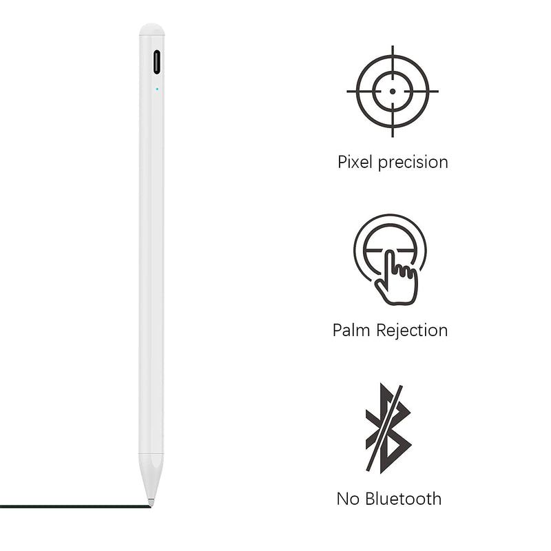 [Australia - AusPower] - Stylus Pencil for iPad 9th Generation, HAUZIK Magnetic Active Pen with Palm Rejection Compatible with (2018-2021) Apple iPad 6/7/8th Gen,iPad Pro (11/12.9 Inch),iPad Air 4th 3rd Gen,iPad Mini 6th Gen 
