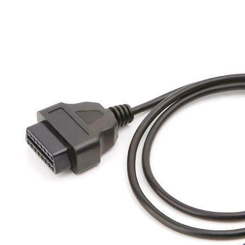 [Australia - AusPower] - WSDMAVIS 1 Pcs 16 Pins OBD2 Extension Cable to USB Female Port Charging Adapter Cables Connector for Car Extension Cord Connector 