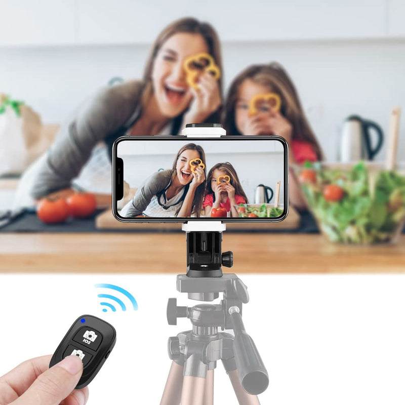 [Australia - AusPower] - UBeesize Cell Phone Tripod Mount with Wireless Remote, Selfie Stick Monopod Head and Tripod Adapter Stand Holder Compatible with Phone Android and All Phones 